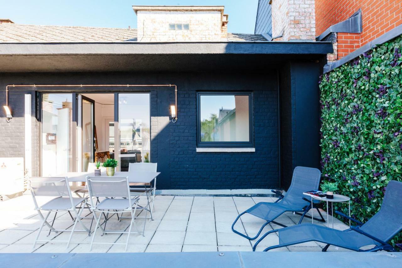 Luxury Apart' Mons City Center With Terrace Apartment Bagian luar foto