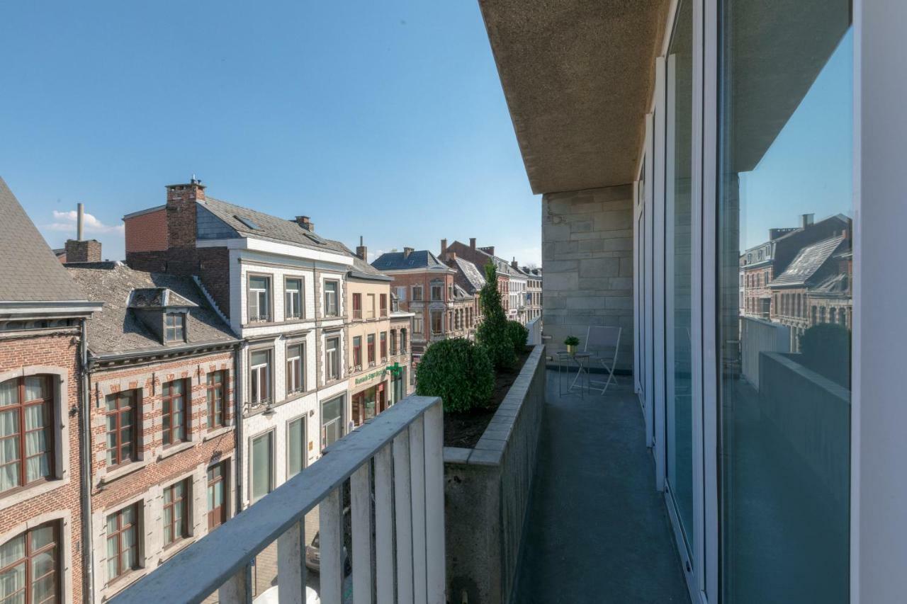 Luxury Apart' Mons City Center With Terrace Apartment Bagian luar foto