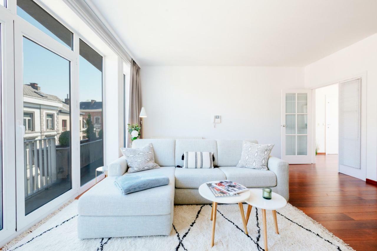 Luxury Apart' Mons City Center With Terrace Apartment Bagian luar foto