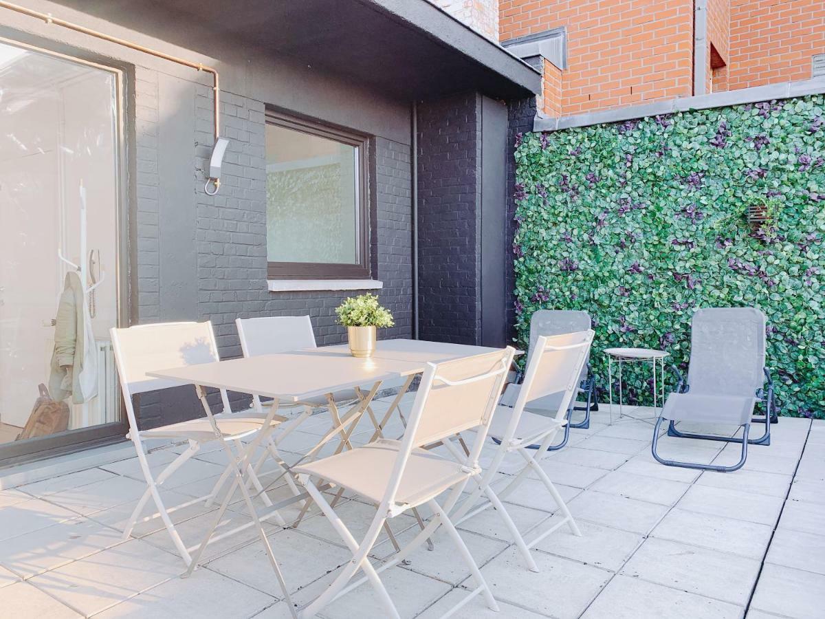 Luxury Apart' Mons City Center With Terrace Apartment Bagian luar foto