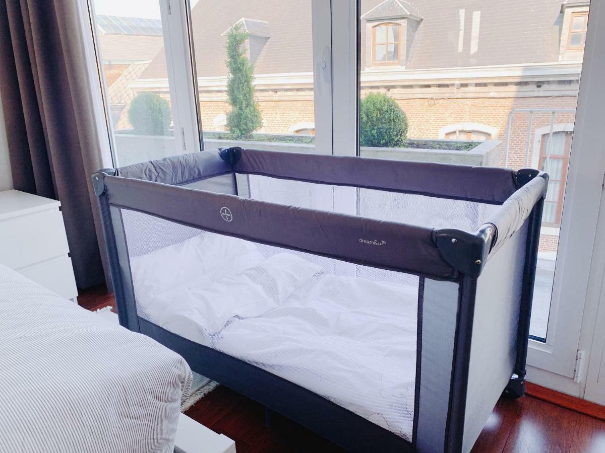 Luxury Apart' Mons City Center With Terrace Apartment Bagian luar foto